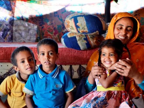 Toutou, her mother Atiya and her brother living a happy life Toutou